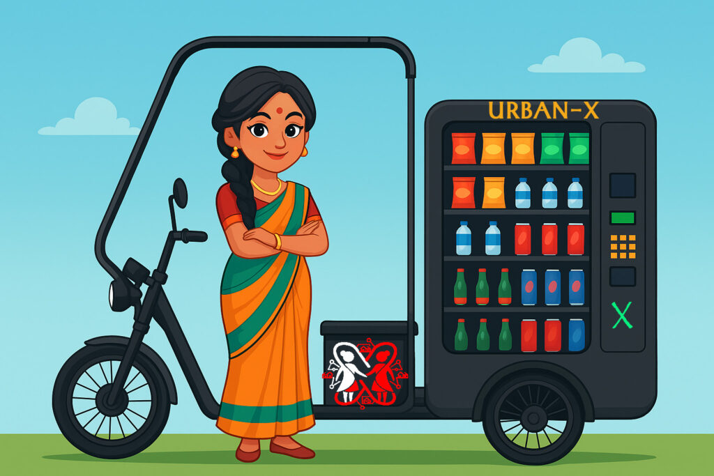 Vending Machine with logo